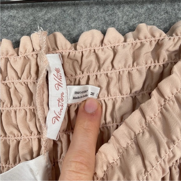 WINSTON WHITE 2 Piece Set Size M/L Womens Pink Shorts & Top Eyelet Summer - Picture 15 of 15